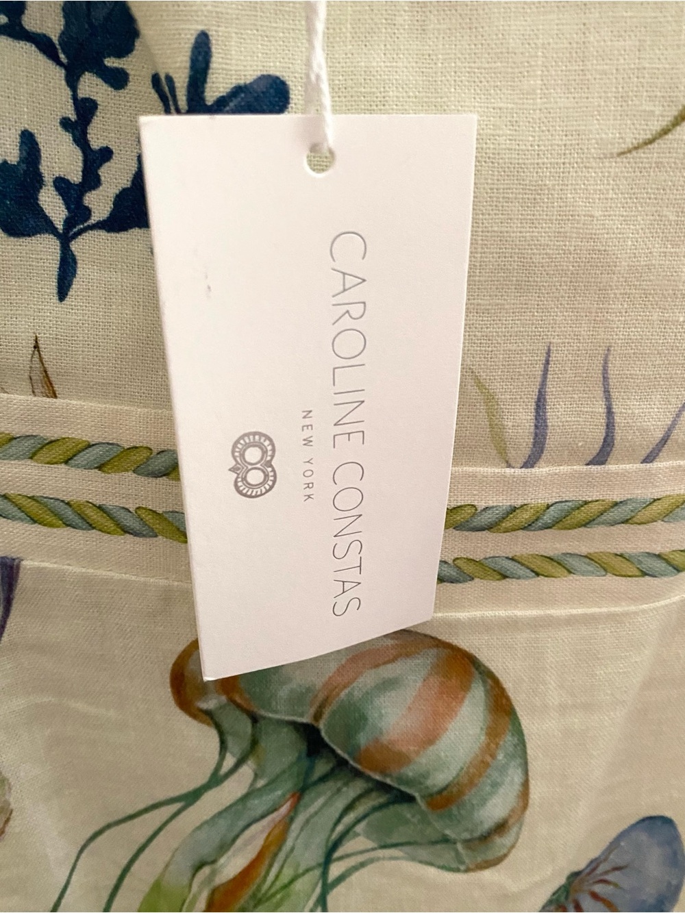 NWT CAROLINE CONSTAS Sea Life Alemais Mini Dress - Picture 5 of 5